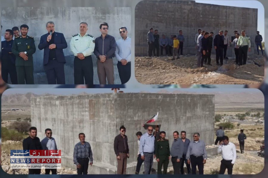 بهره برداری مخزن آب در روستای بردکویه مهر