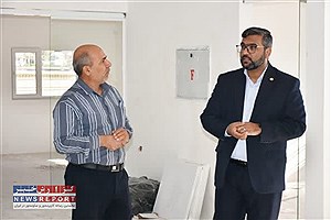 مراحل تکمیل پروژه کتابخانه شهر باب انار به پیشرفت 90 درصدی رسید