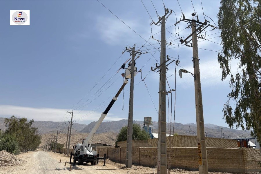 پایداری شبکه برق 27 شهرستان استان فارس در گرمترین هفته های سال
